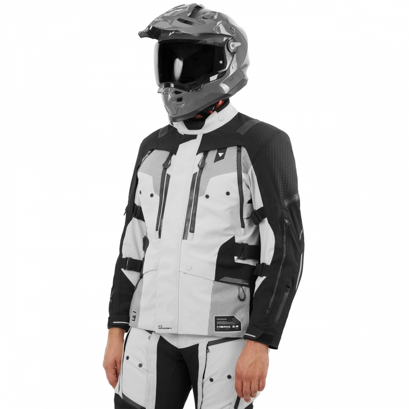 Shima Hero 3.0 Motorradjacke grau-schwarz