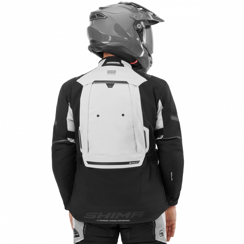 Shima Hero 3.0 Motorradjacke grau-schwarz