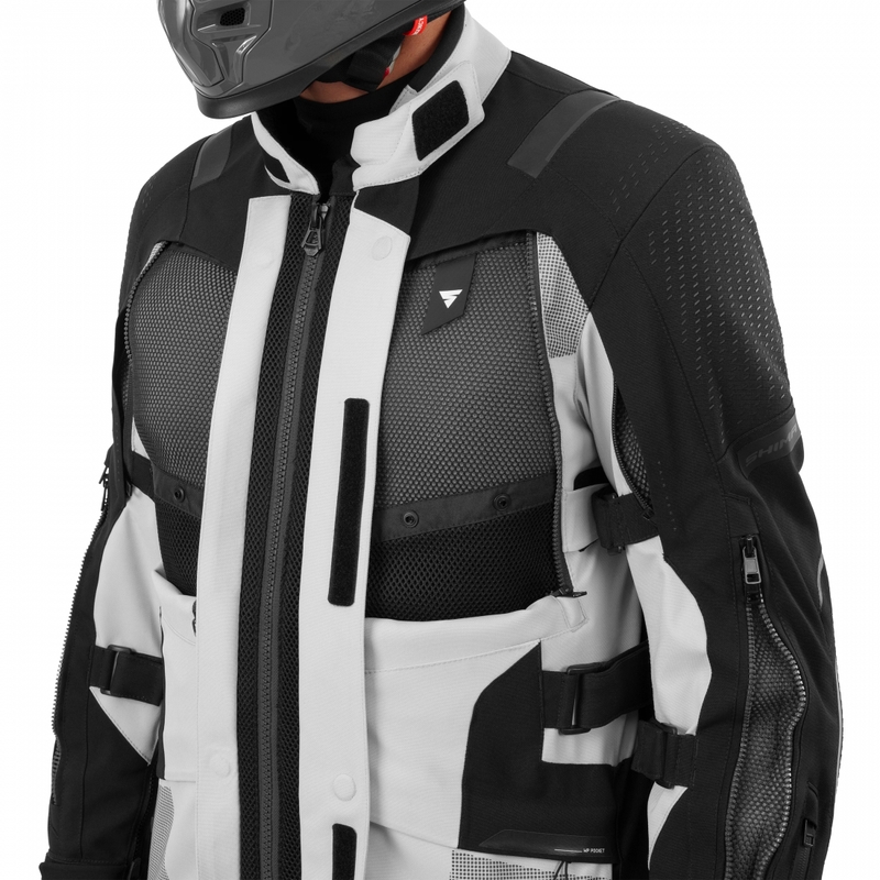 Shima Hero 3.0 Motorradjacke grau-schwarz