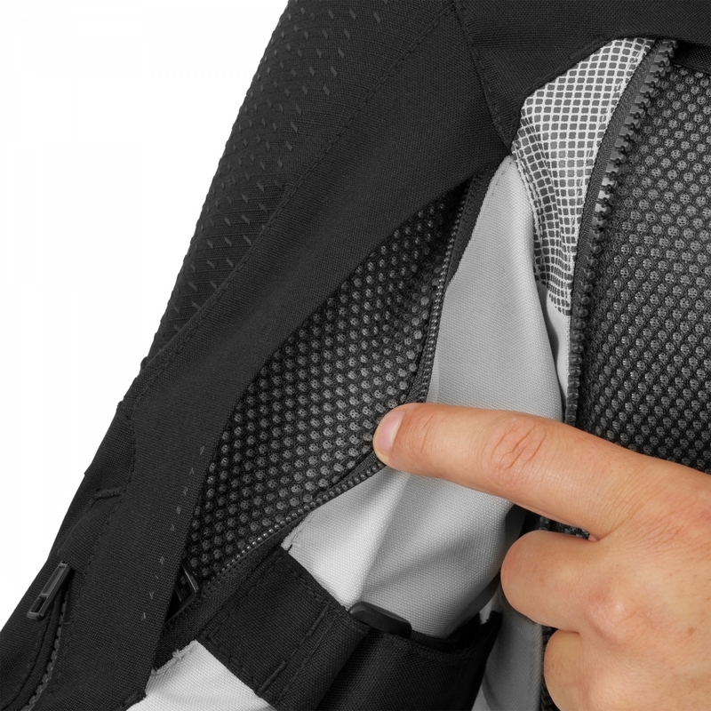 Shima Hero 3.0 Motorradjacke grau-schwarz
