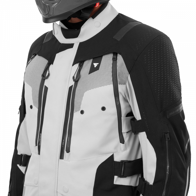 Shima Hero 3.0 Motorradjacke grau-schwarz