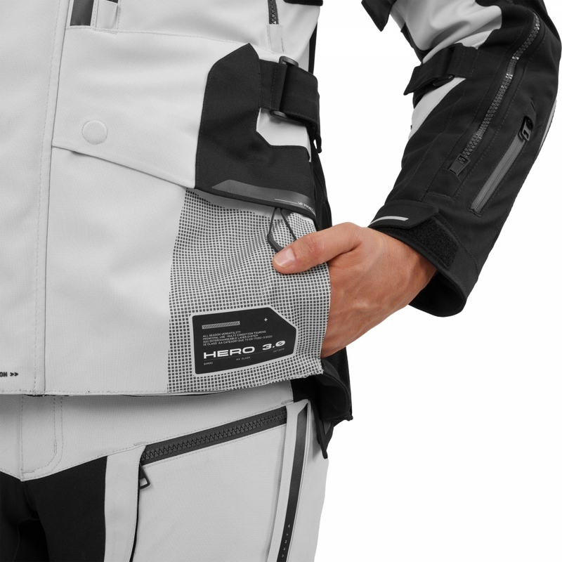 Shima Hero 3.0 Motorradjacke grau-schwarz