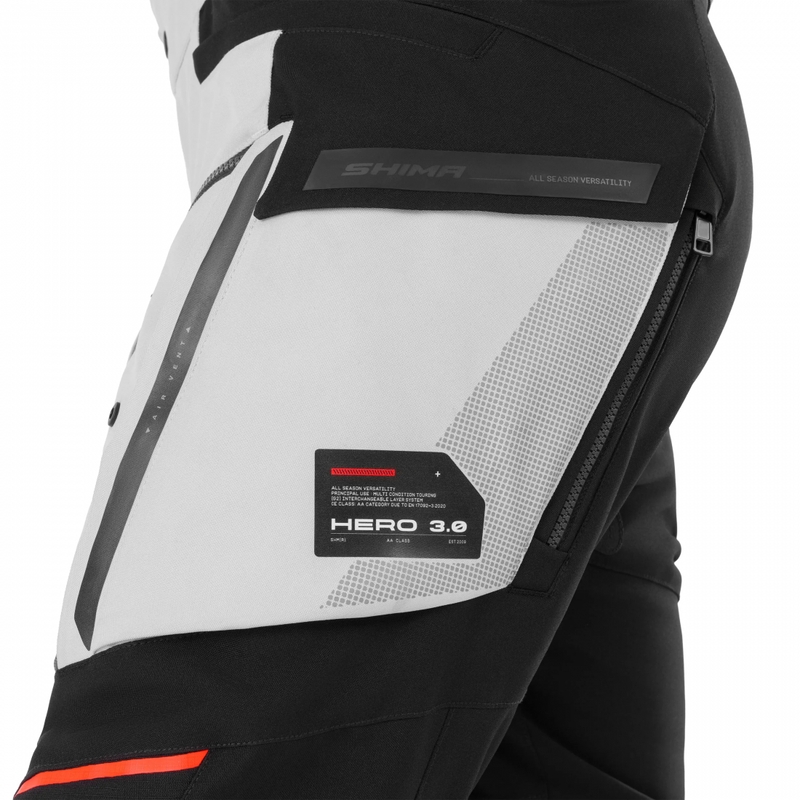 Shima Hero 3.0 Motorradhose grau-blau