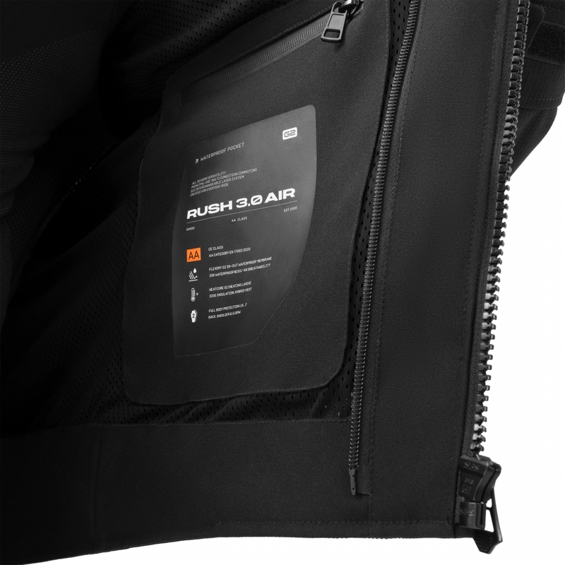 Shima Rush 3.0 Air Motorradjacke schwarz