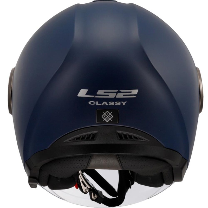 Offener Motorradhelm LS2 OF620 Classy Solid, matt dunkelblau