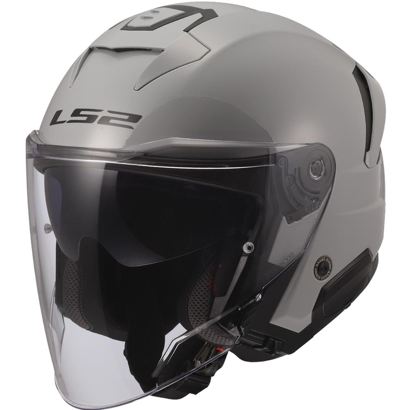 Offener Motorradhelm LS2 OF618 Verso II, einfarbig nardograu