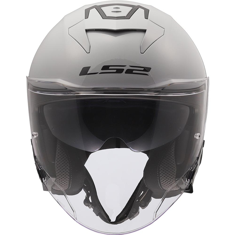 Offener Motorradhelm LS2 OF618 Verso II, einfarbig nardograu