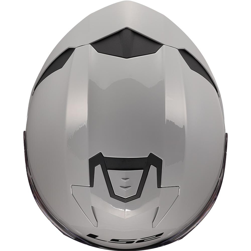 Offener Motorradhelm LS2 OF618 Verso II, einfarbig nardograu