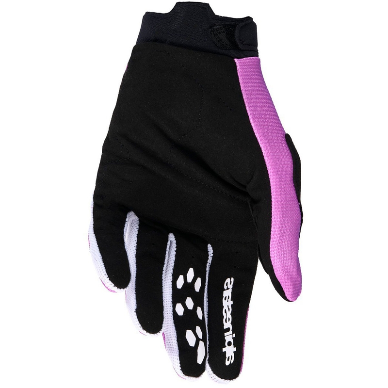 Motocross-Handschuhe Alpinestars Stella Full Bore V2 Lila-Weiß-Schwarz Damen