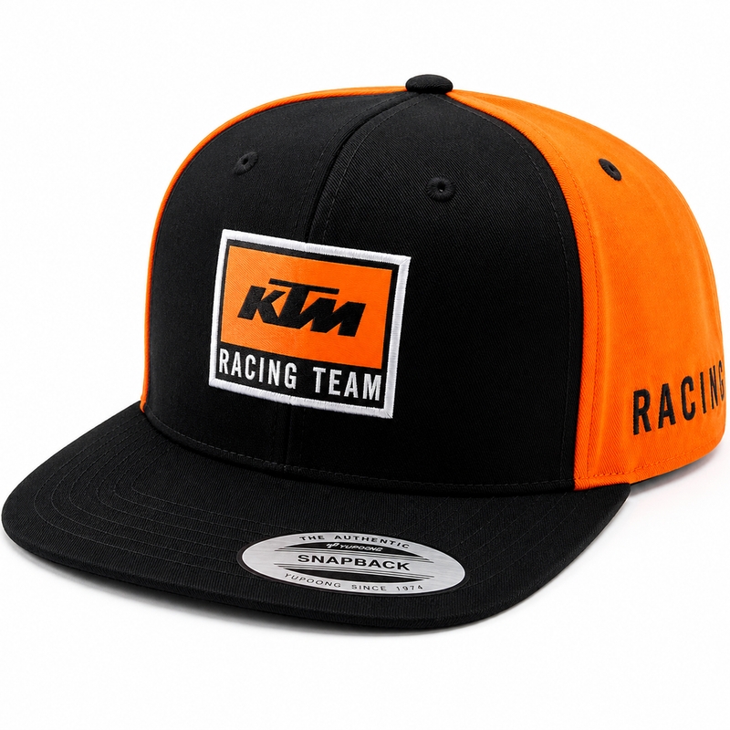 KTM Kids Team Flat Cap OS schwarz-orange