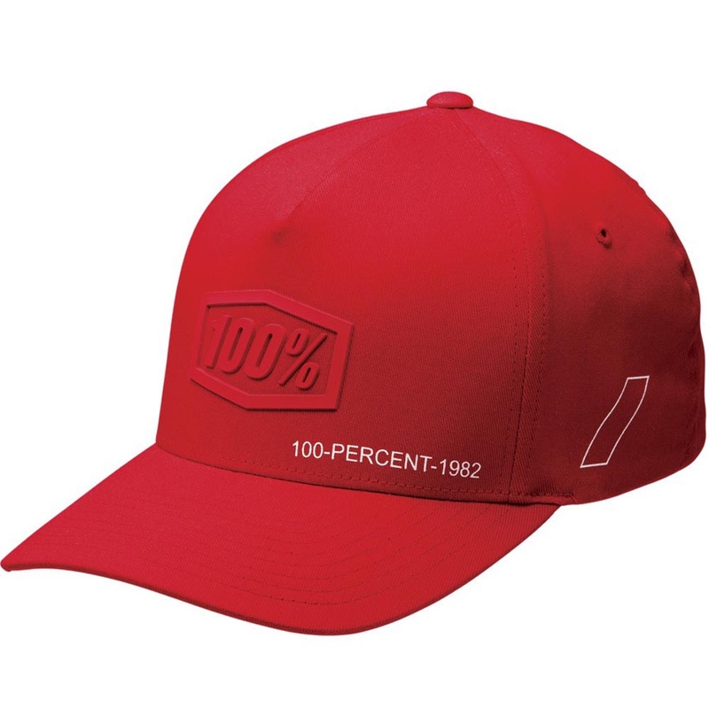 Kindermütze 100 % Shadow Snapback rot