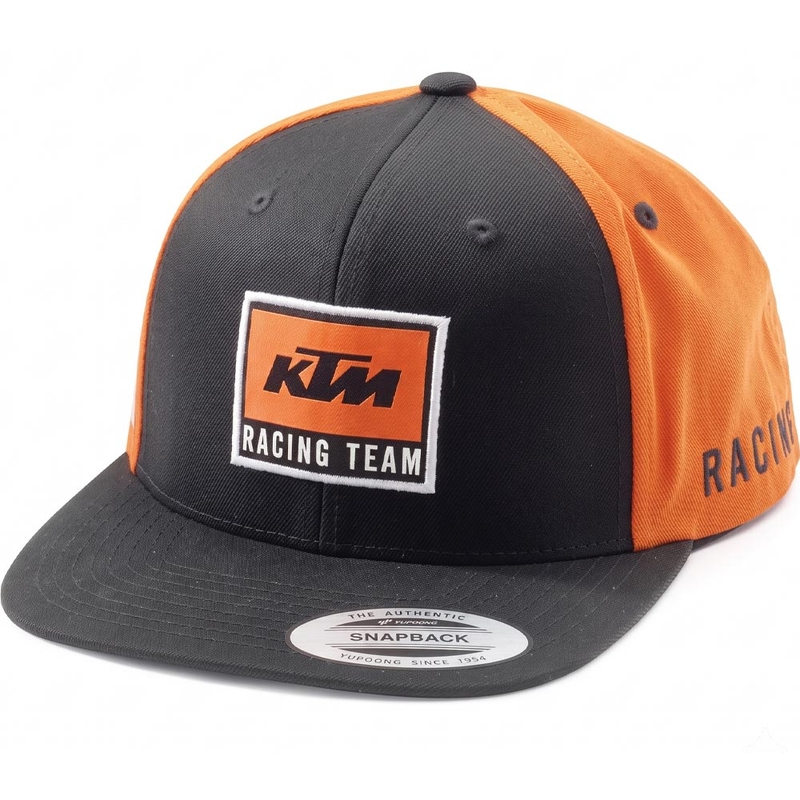 KTM Team Flat Cap OS schwarz-orange