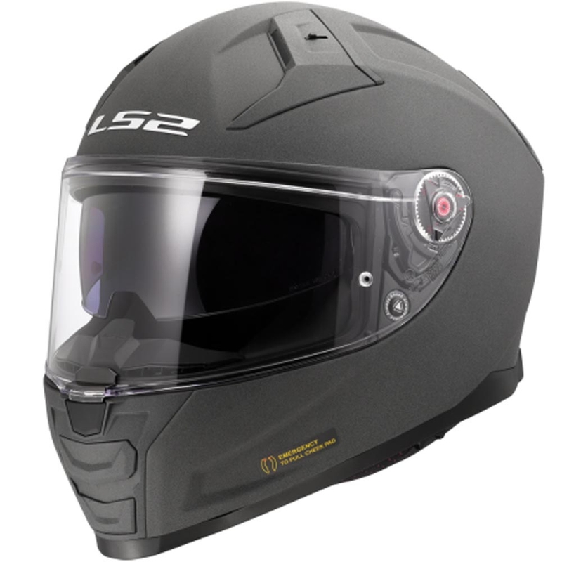 Integralhelm LS2 FF811 Vector II, einfarbig betongrau