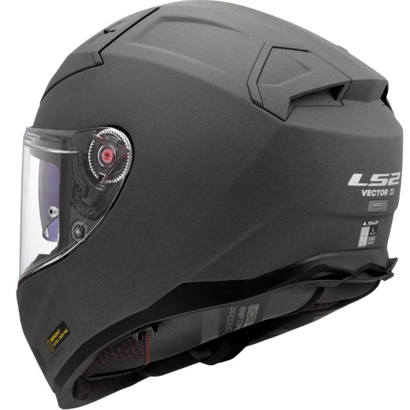 Integralhelm LS2 FF811 Vector II, einfarbig betongrau