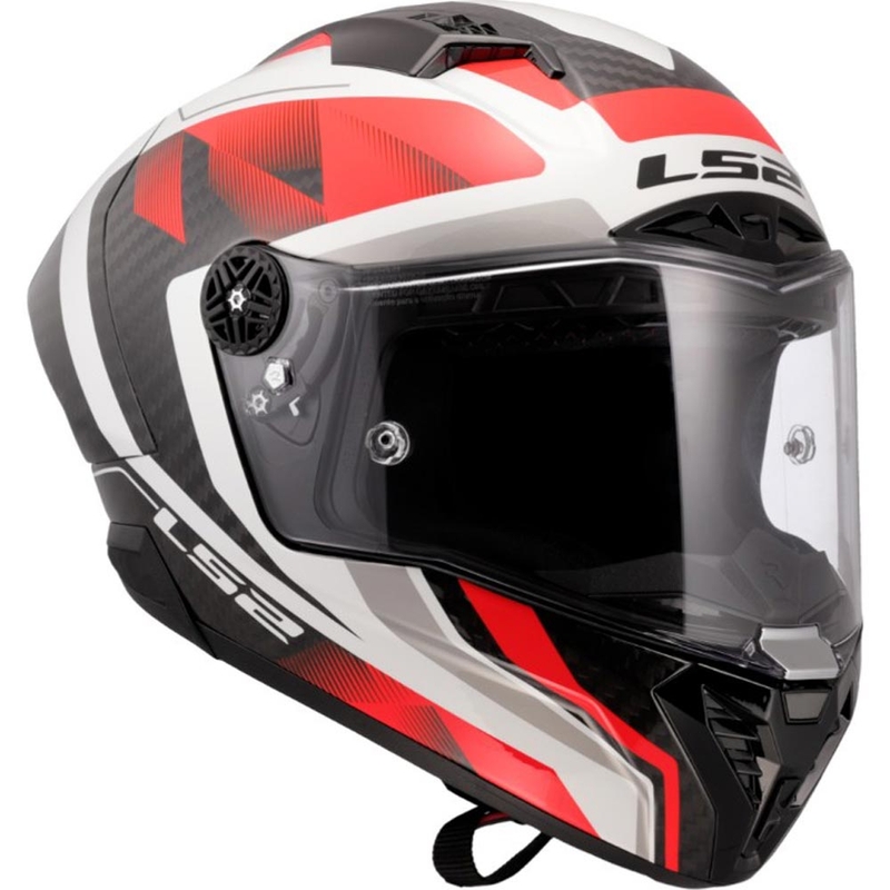 Integralhelm LS2 FF805 Thunder C GP Aero Raute weiß-rot