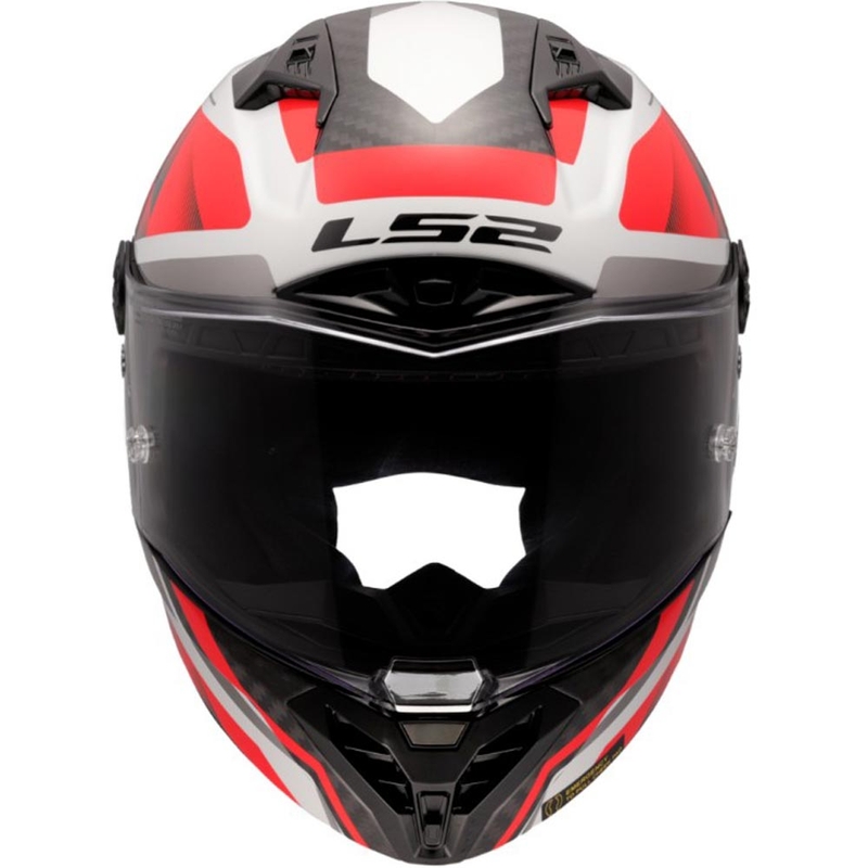 Integralhelm LS2 FF805 Thunder C GP Aero Raute weiß-rot