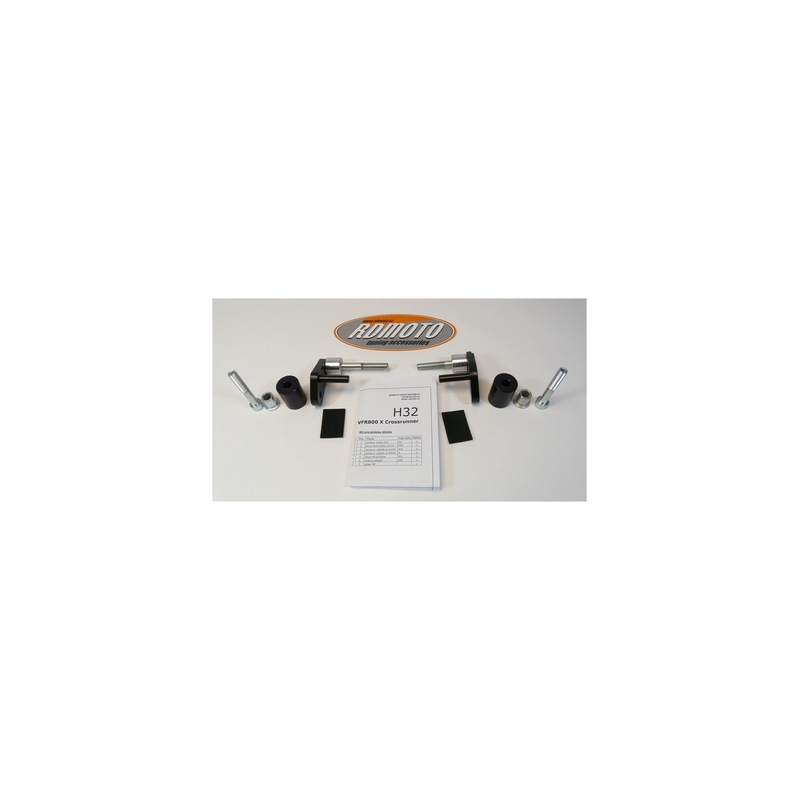 Crash protectors RDMOTO black polyamid