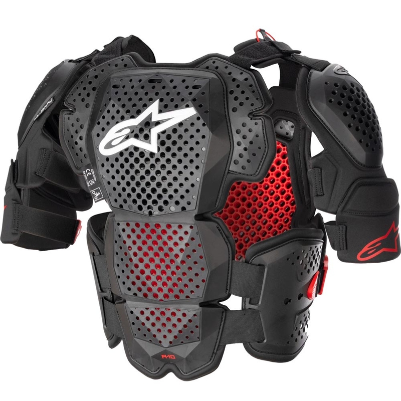 Alpinestars A-10 2 Bodyguard schwarz-anthrazit-rot