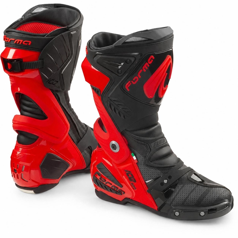 Forma Ice Pro Flow Motorradstiefel rot-schwarz