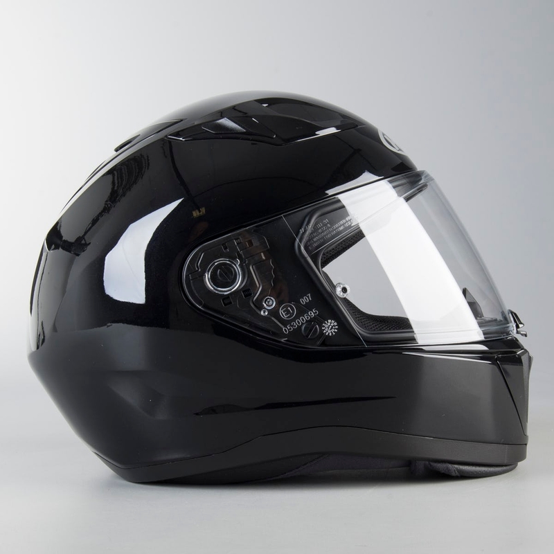 HJC i70 integral Motorradhelm schwarz glänzend Ausverkauf