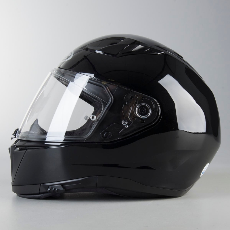 HJC i70 integral Motorradhelm schwarz glänzend Ausverkauf