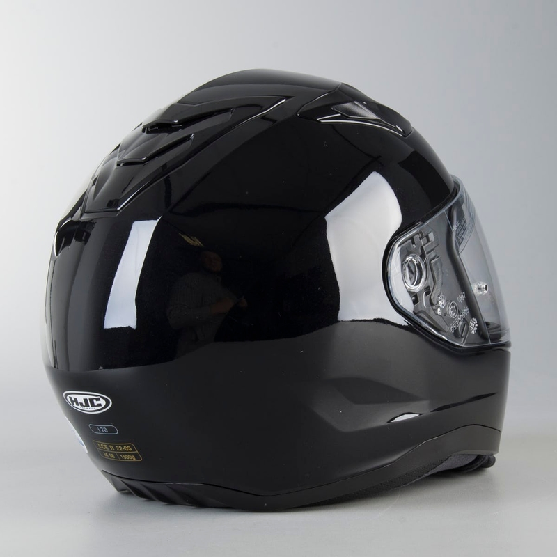 HJC i70 integral Motorradhelm schwarz glänzend Ausverkauf