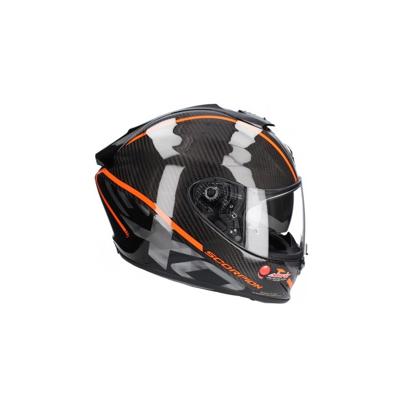 Integralhelm Scorpion EXO-1400 Carbon Air Grand schwarz-orange