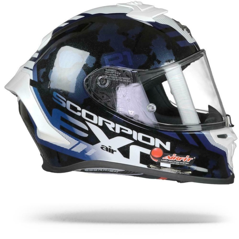 Integralhelm Scorpion EXO-R1 Air Ogi schwarz-weiß-blau