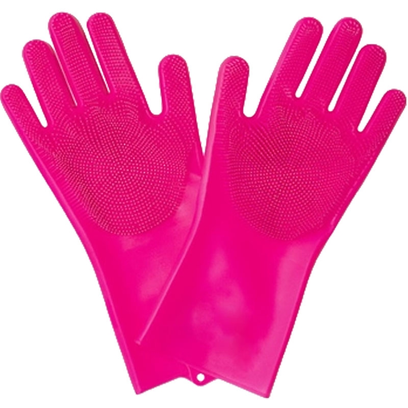 Deep scrubber gloves MUC-OFF pink M