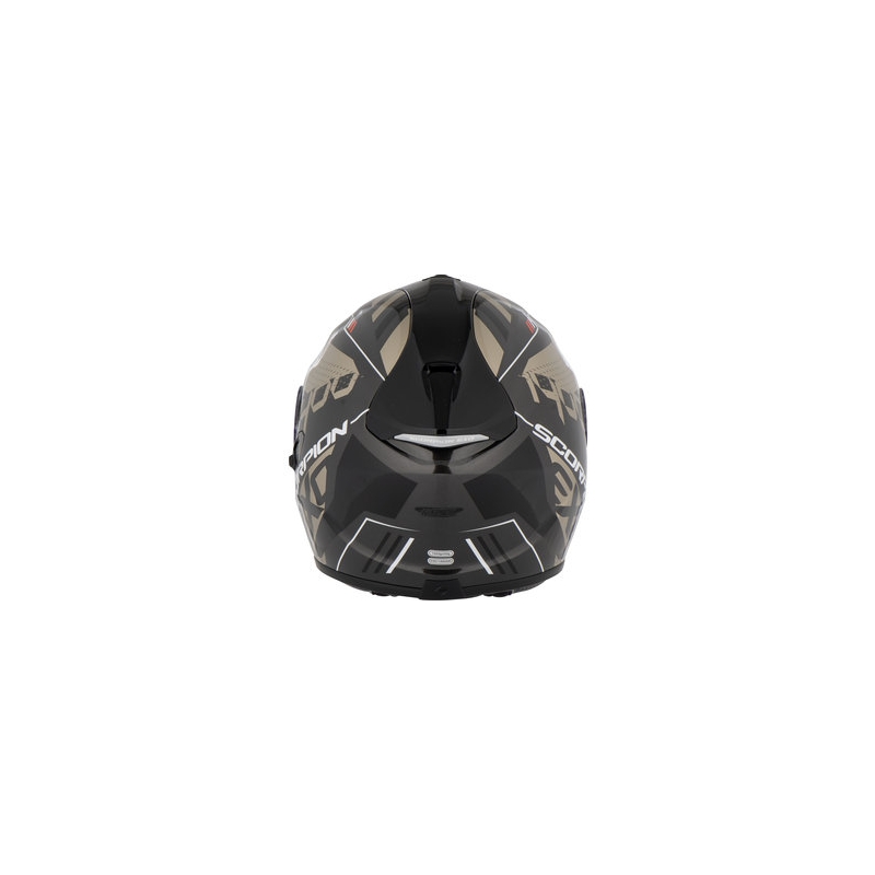 Integral Motorradhelm Skorpion Exo-1400 Air T-shirt schwarz-gold Ausverkauf