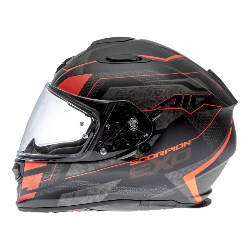 Integral Motorradhelm Scorpion EXO-510 Air Galva schwarz matt-rot Ausverkauf
