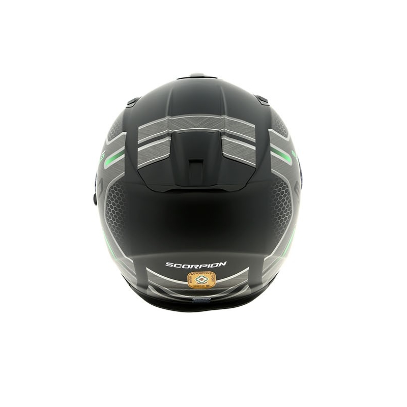Integral Motorradhelm Scorpion EXO-510 Air Route schwarz matt-grün
