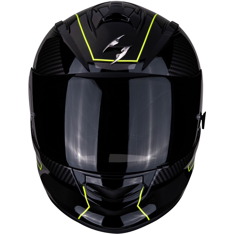 Integralhelm Scorpion EXO-510 Air Frame schwarz-weiss-fluo gelb Ausverkauf