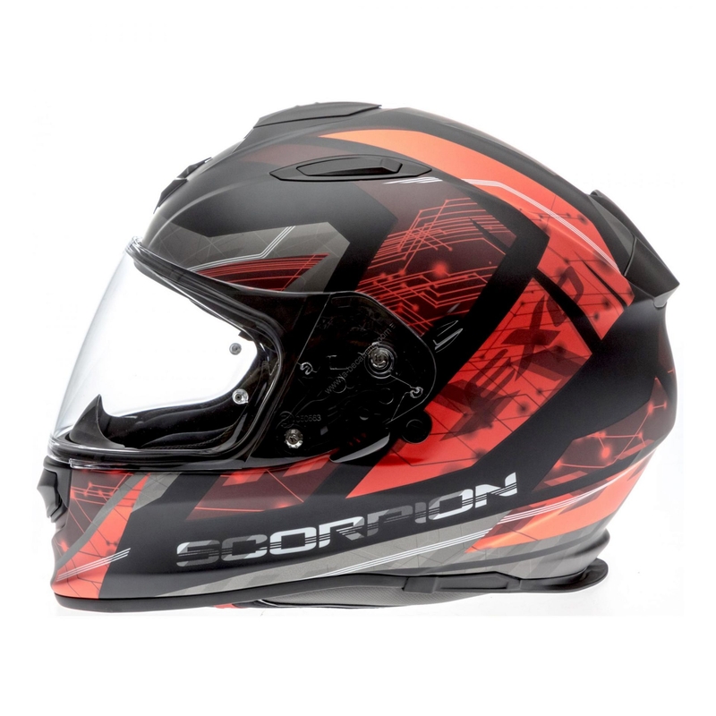 Integralhelm Scorpion EXO-510 Air Clarus schwarz-rot