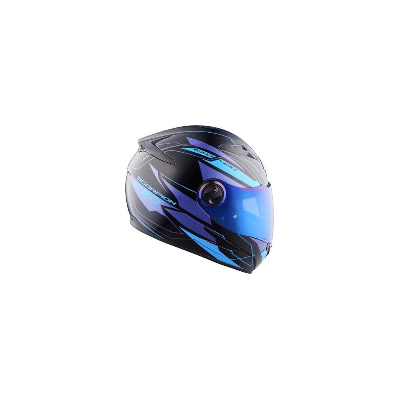 Integralhelm Scorpion EXO-490 Nova schwarz-blau Ausverkauf