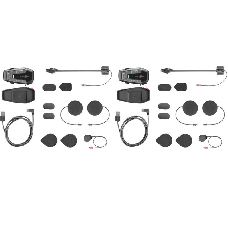 Interphone Bluetooth-Headset U-COM6R – Doppelpack