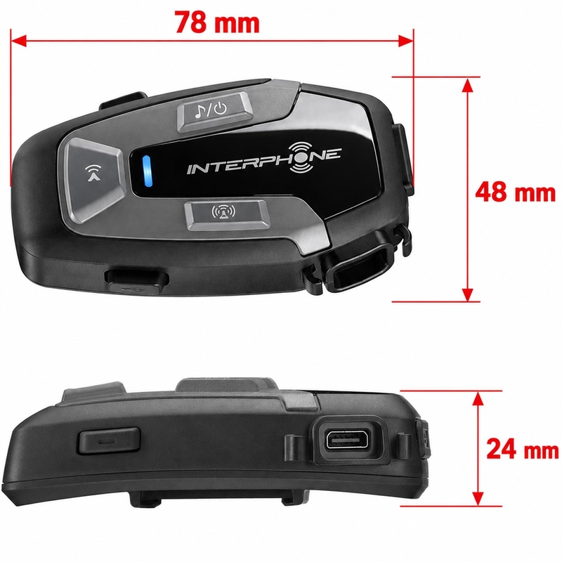 Interphone Bluetooth-Headset U-COM6R – Doppelpack