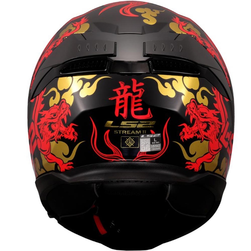 Integralhelm LS2 FF808 Drako schwarz-rot