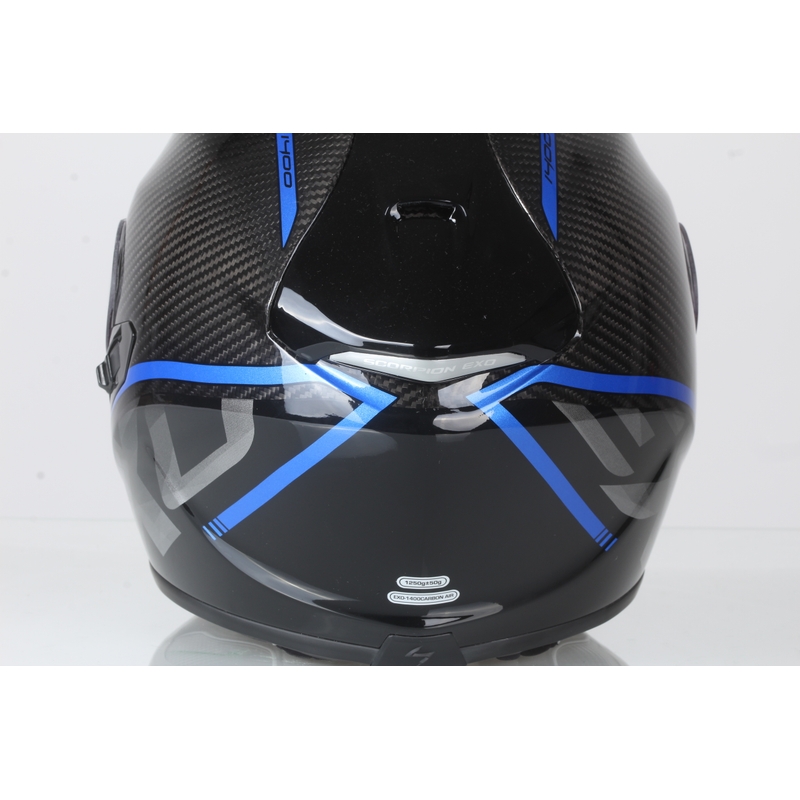 Integralhelm Scorpion EXO-1400 Carbon Air Grand schwarz-blau
