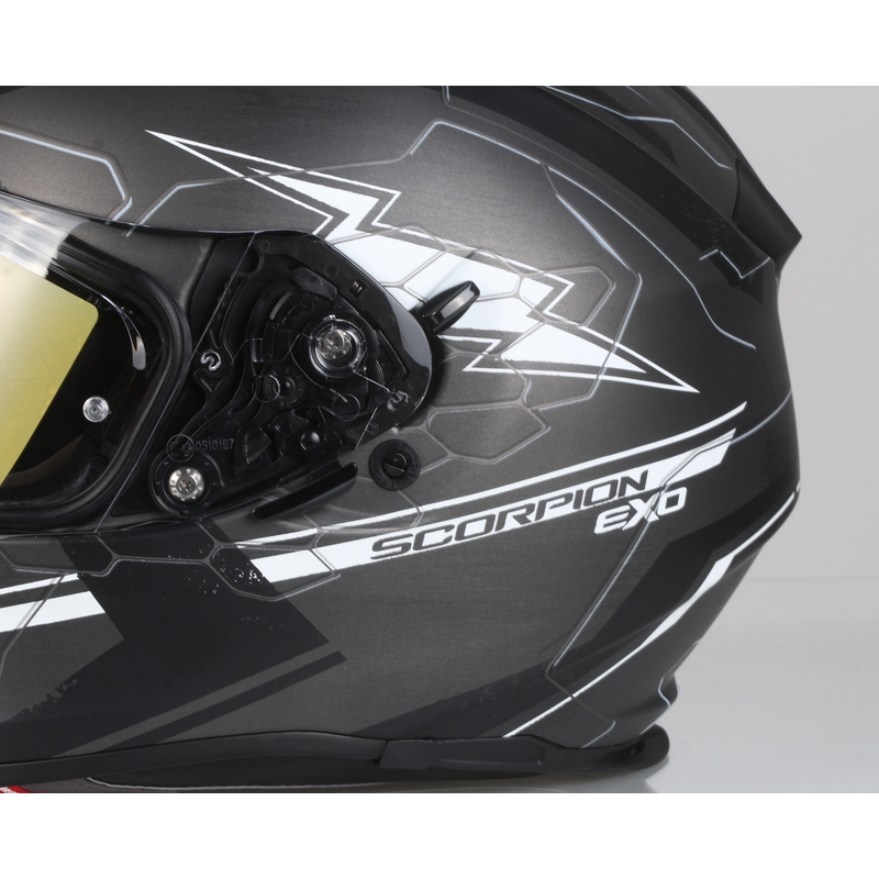 Integralhelm Scorpion EXO-510 Air Cross schwarz-grau-weiß Ausverkauf
