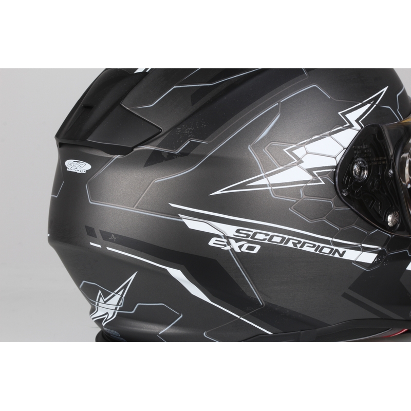 Integralhelm Scorpion EXO-510 Air Cross schwarz-grau-weiß Ausverkauf