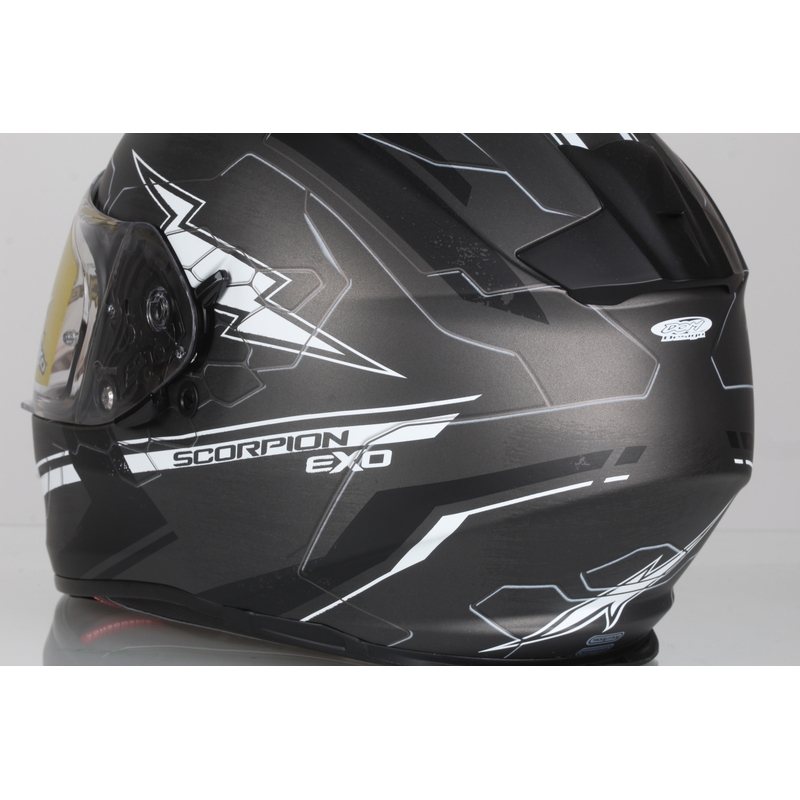 Integralhelm Scorpion EXO-510 Air Cross schwarz-grau-weiß Ausverkauf