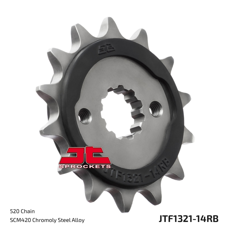 Ritzel JT 14T, 520 rubber cushioned