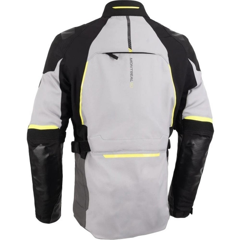 Oxford Montreal 5.0 Motorradjacke, grau-schwarz-gelb