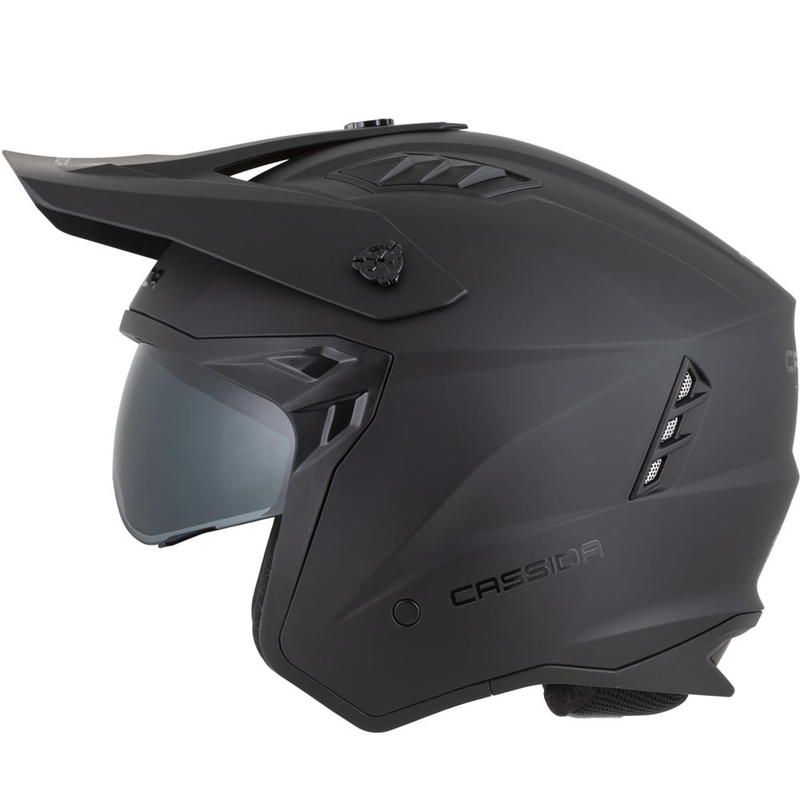 Modularer Motorradhelm Cassida Cross Country Dual, matt schwarz