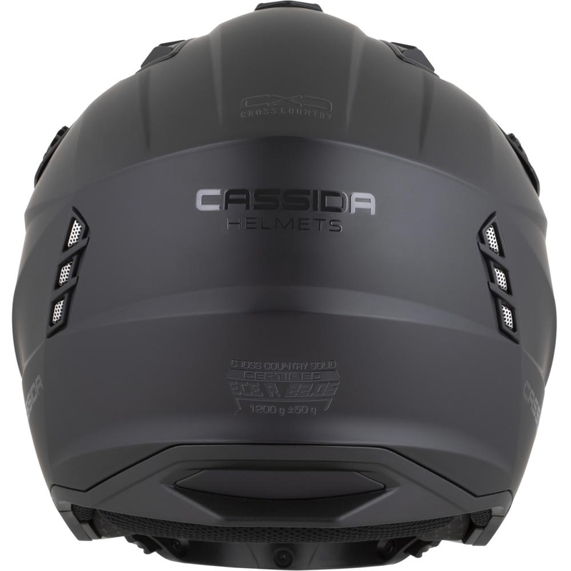 Modularer Motorradhelm Cassida Cross Country Dual, matt schwarz