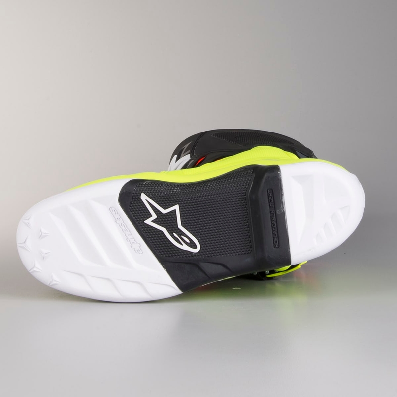 Alpinestars Tech 7 rot-fluo gelb Motorradstiefel
