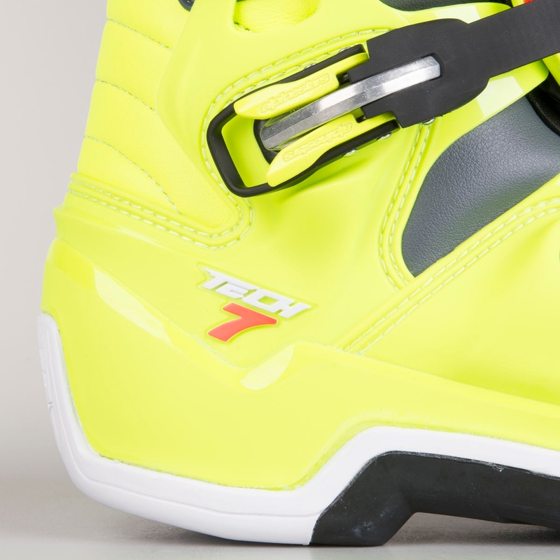 Alpinestars Tech 7 rot-fluo gelb Motorradstiefel