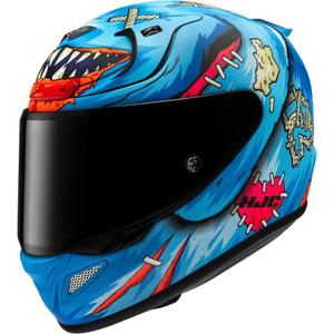 HJC RPHA 12 Mister Peeks Integralhelm für Motorräder, blau