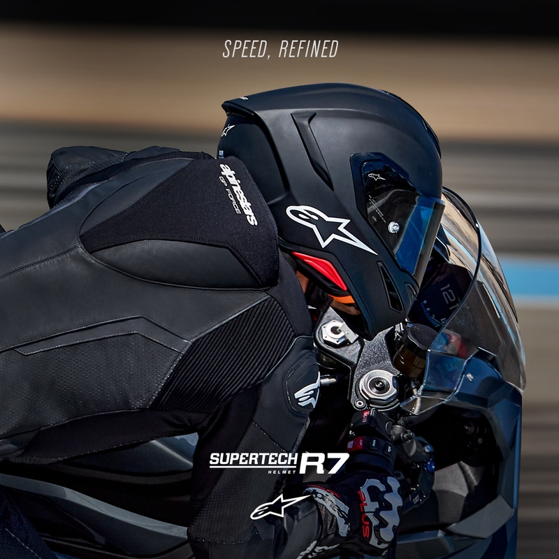 Alpinestars S-R7 Integralhelm, mattschwarz